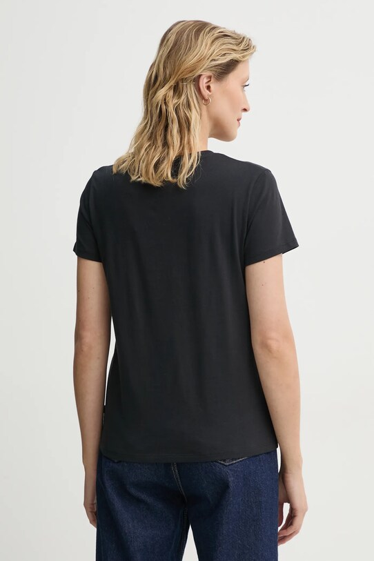 Oblečenie Bavlnené tričko Levi's THE PERFECT TEE 17369. čierna