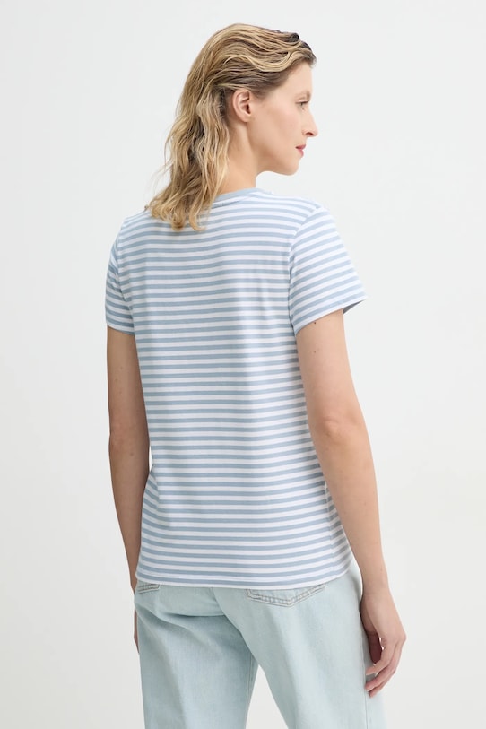 Ρούχα Βαμβακερό μπλουζάκι Levi's LSE_PERFECT VNECK A3170 μπλε