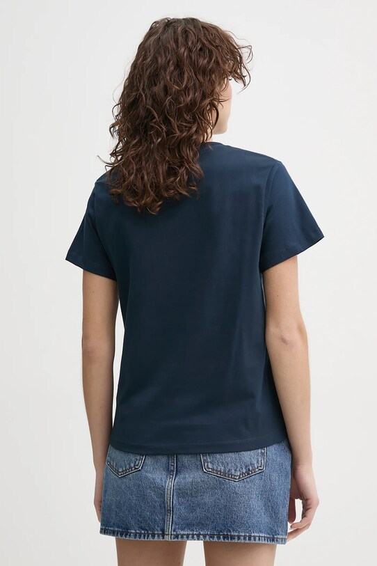 Odzież BA&SH t-shirt bawełniany IONI 1E25IONI granatowy