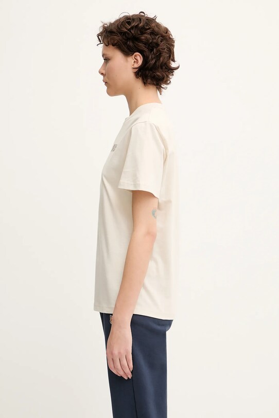 Fjallraven t-shirt Heavy Classic F14600188 beżowy SS25