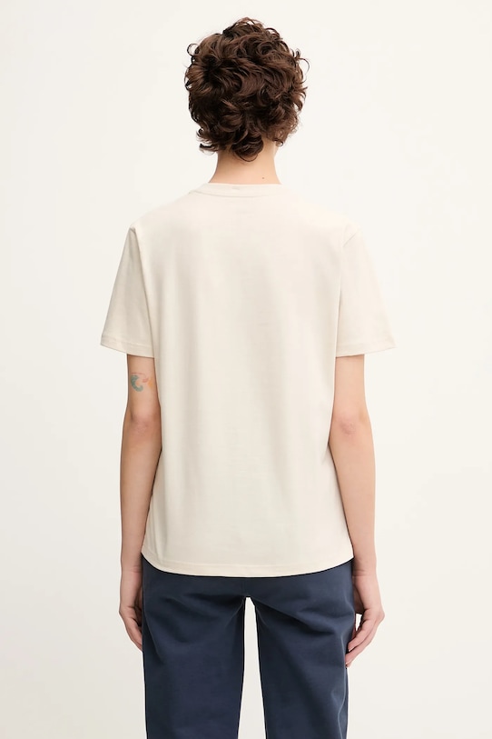 Îmbrăcăminte Fjallraven tricou Heavy Classic F14600188 bej