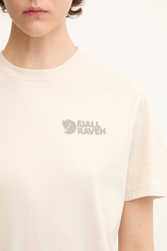 Fjallraven t-shirt Heavy Classic beżowy F14600188
