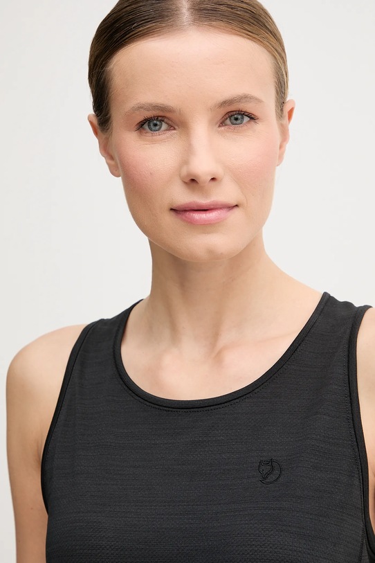 Fjallraven top sportowy Abisko Lite czarny F14600201