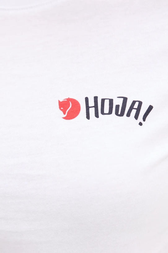 Fjallraven t-shirt Hoja F14600204 bianco