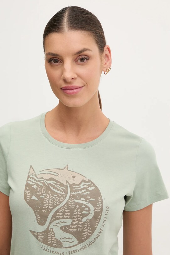 Футболка Fjallraven Arctic Fox зелёный F89849