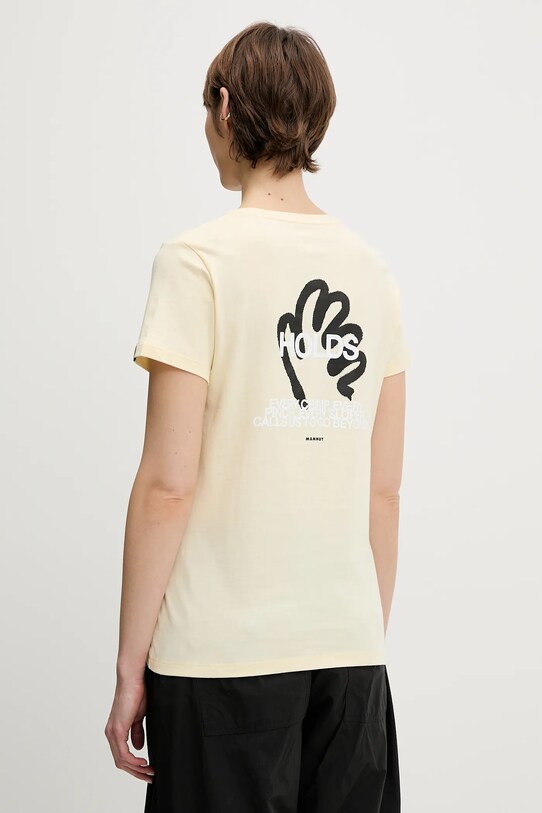 Дрехи Памучна тениска Mammut Massone 1017.05244 бежов