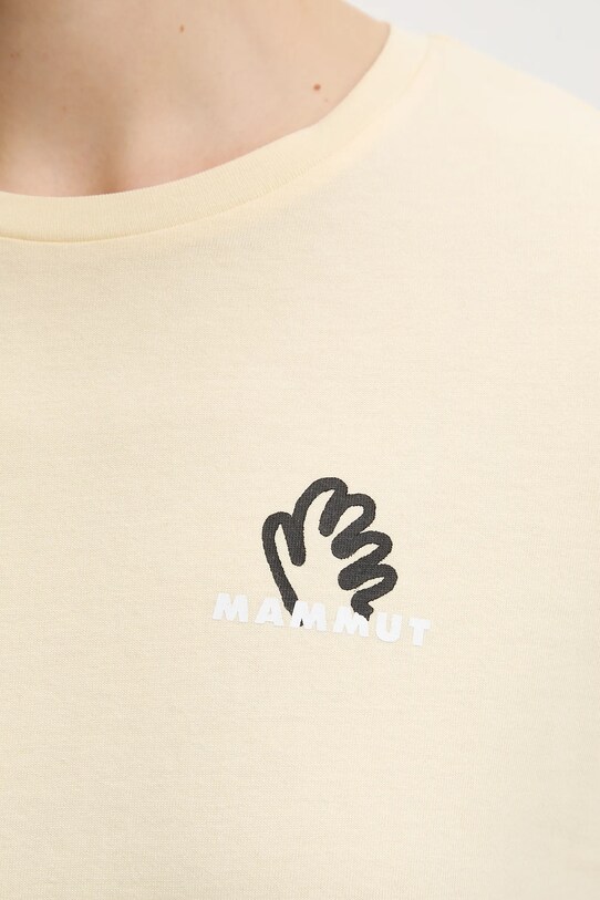 Mammut t-shirt bawełniany Massone 1017.05244 beżowy
