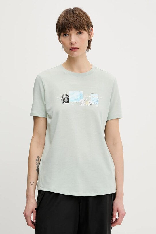 Mammut t-shirt sportowy Mountain z elastanem zielony 1017.06510