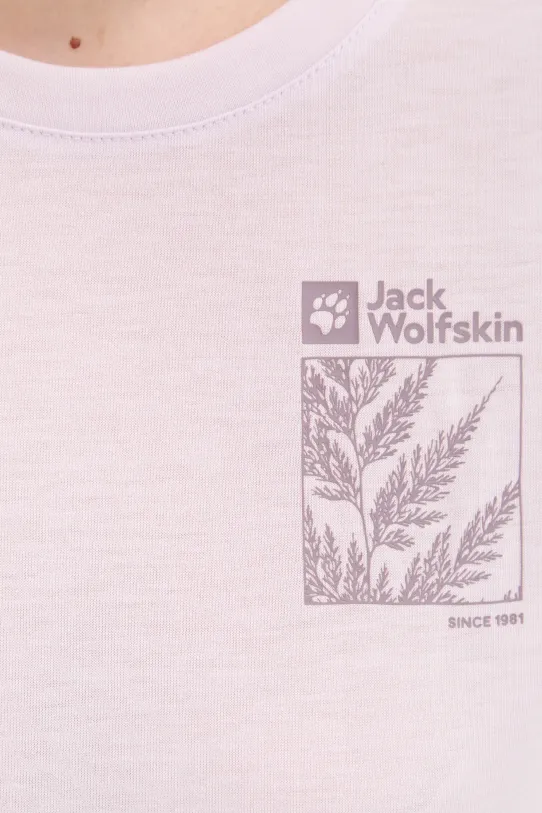 Sportska majica kratkih rukava Jack Wolfskin Vonnan Graphic A63953 ljubičasta