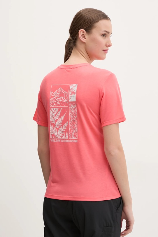 Îmbrăcăminte Jack Wolfskin tricou sport Vonnan Graphic A63953 portocaliu