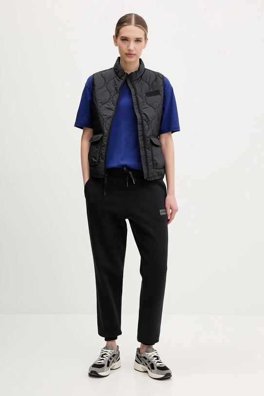 Napapijri t-shirt bawełniany S-Nice NP0A4IG4B2U1 granatowy SS25