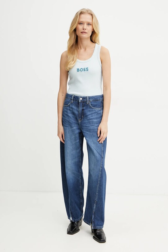BOSS Orange top 50536985 albastru SS25