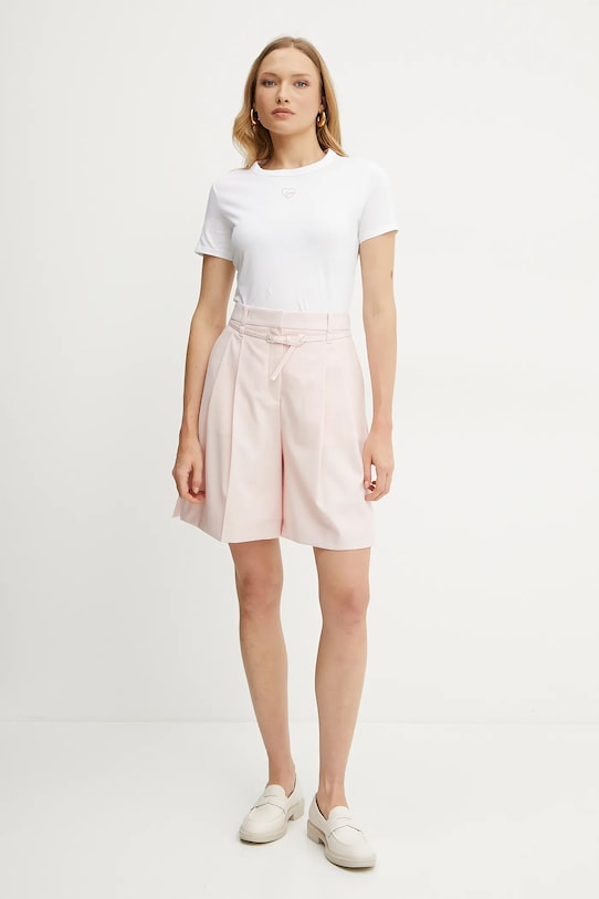 BOSS Orange tricou din bumbac 50540260 alb SS25