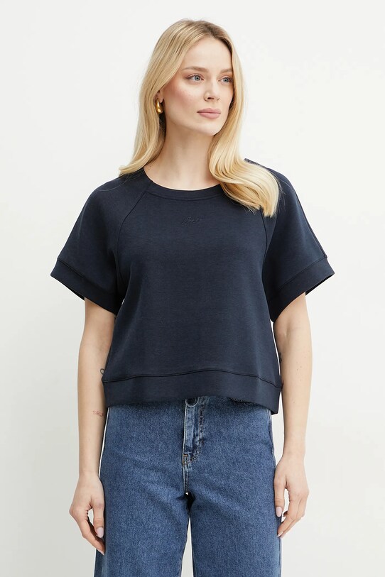 Μπλουζάκι BOSS Orange άλλο σκούρο μπλε 50541011