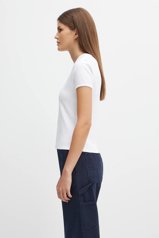 Coperni tricou din bumbac Crystal Logo COPJS07CRF5017 alb SS25