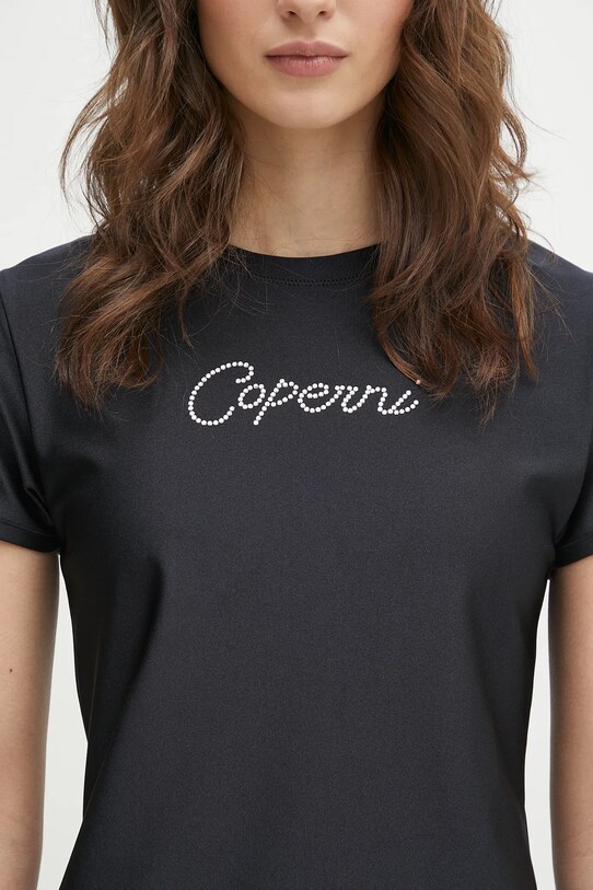 Coperni t-shirt Crystal Logo czarny COPJS07CRF3023