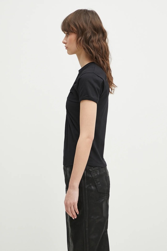 Coperni tricou din bumbac Gathered Heart COPJS01F5011 negru SS25