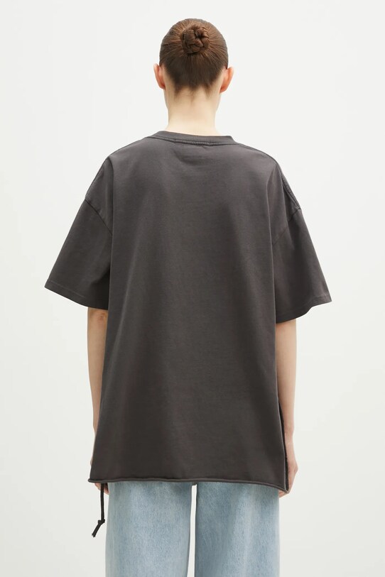 Odzież KSUBI t-shirt bawełniany Sott Boyfriend WPS25TE010 szary