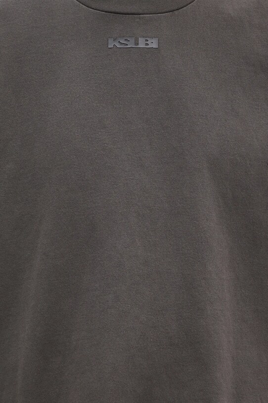 KSUBI t-shirt bawełniany Sott Boyfriend szary WPS25TE010