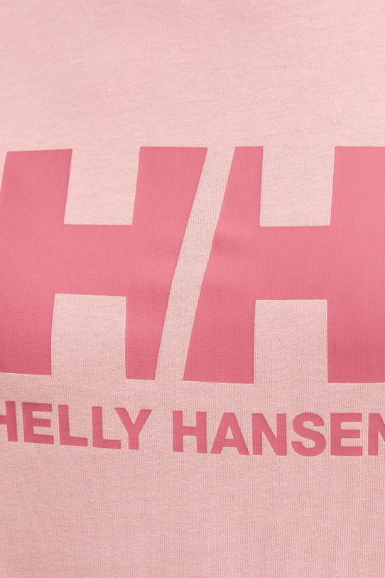 Helly Hansen t-shirt bawełniany HH LOGO 54593 różowy