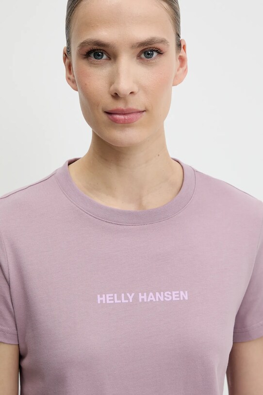 Helly Hansen pamut póló CORE rózsaszín 54591