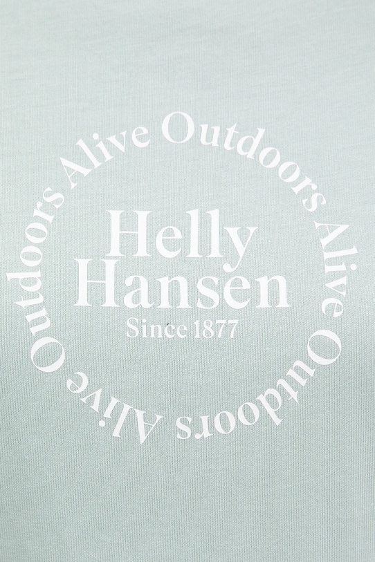 Helly Hansen tricou din bumbac CORE GRAPHIC 54592 verde