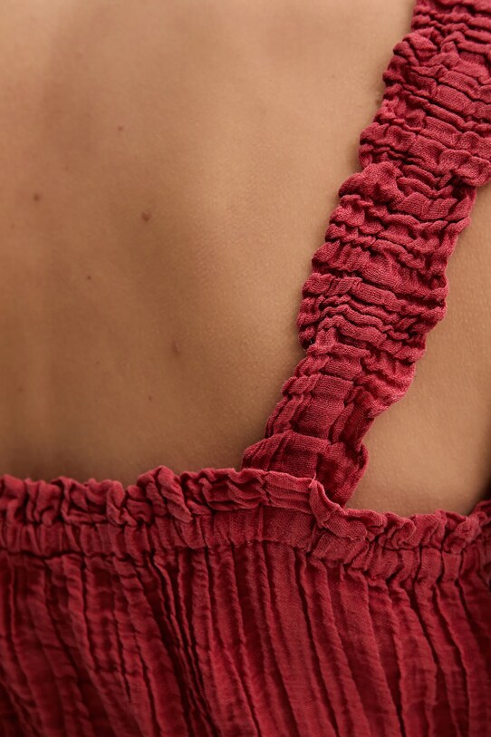 Μπλουζάκι Guess REYA W5GH0U.WE340 κόκκινο