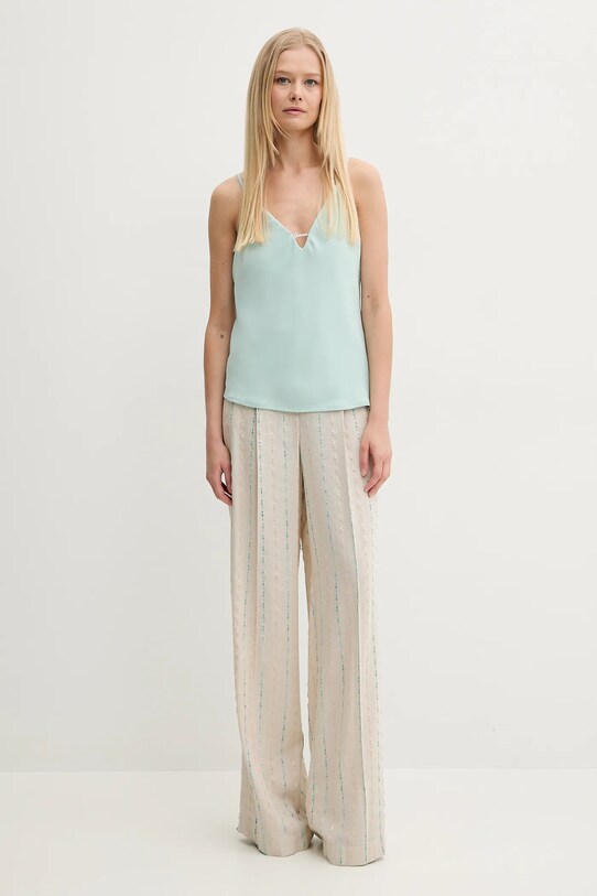 Guess bluzka CAROLINE W5GH58.WGLD2 turkusowy SS25
