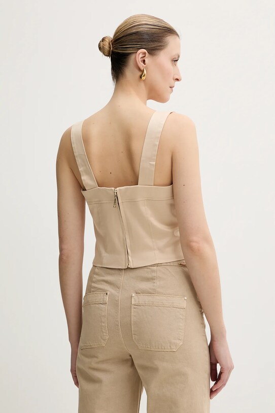 Oblečenie Top Guess AURORA W5GH80.WH5M2 béžová