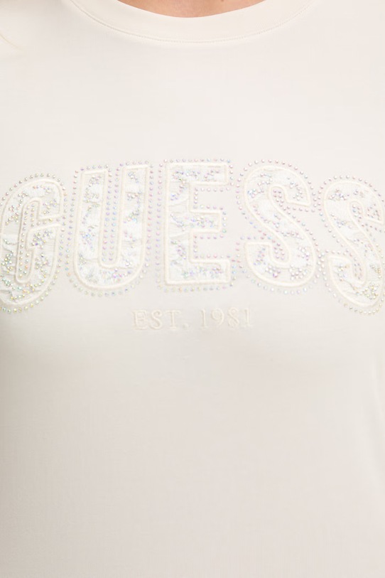 Guess t-shirt W5GI04.J1314 beżowy
