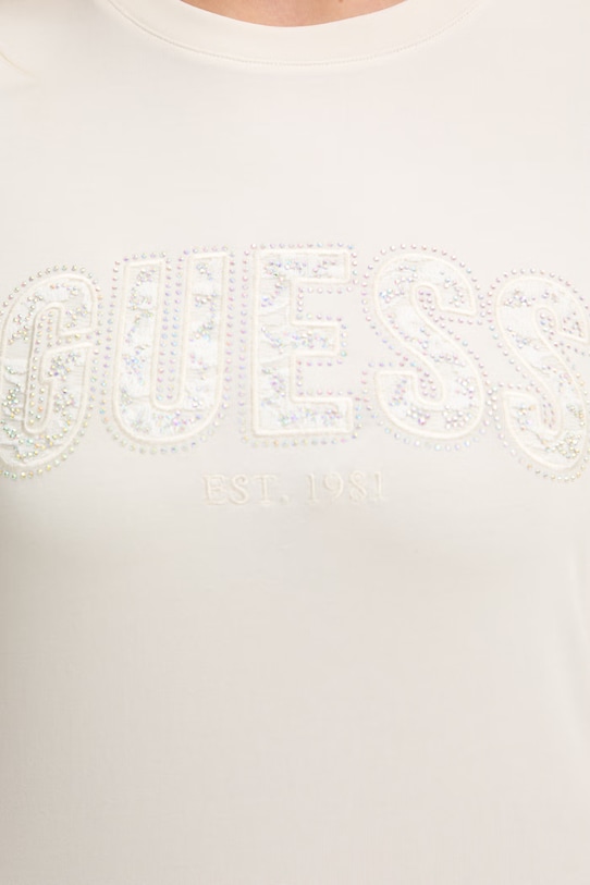 Guess t-shirt W5GI04.J1314 beżowy