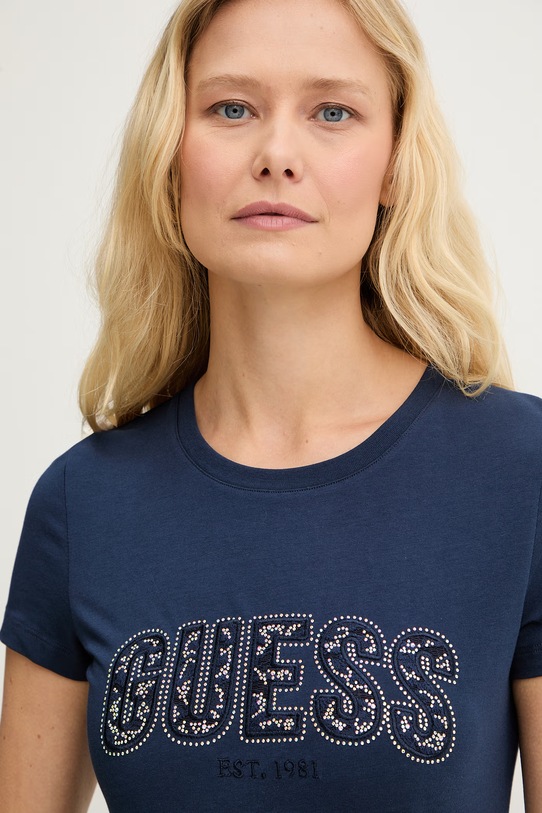 Guess t-shirt granatowy W5GI04.J1314