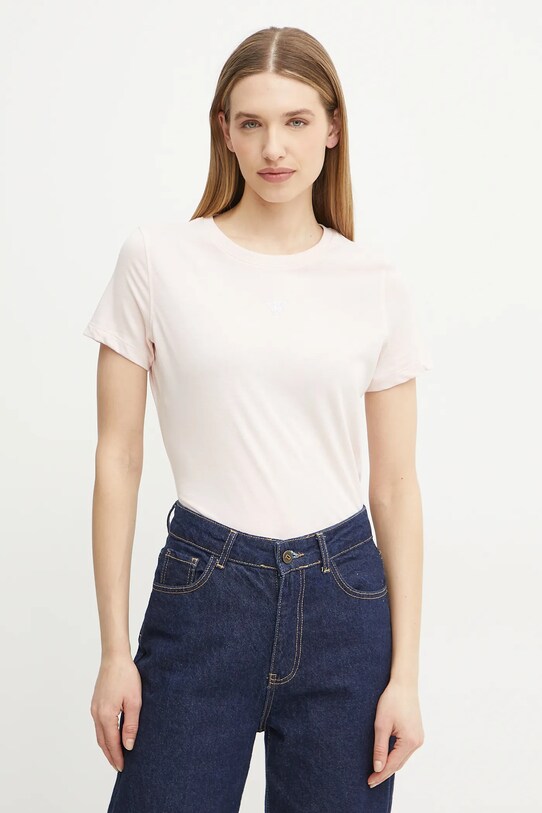 Odzież Guess t-shirt W5GI09.K5JK1 różowy