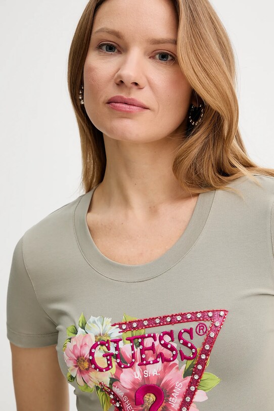 Tričko Guess béžová W5GI10.J1314