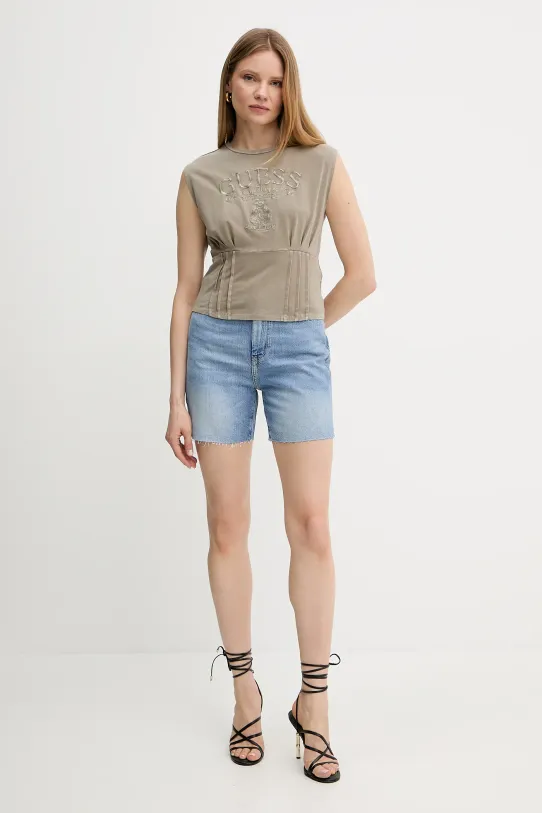 Guess top W5GI22.K49A1 beżowy SS25