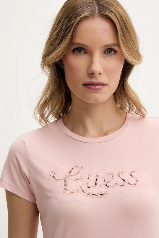 Oblečenie Tričko Guess W5GI47.KA0Q1 ružová