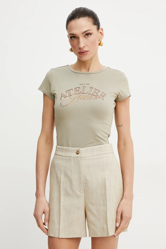 Футболка Guess regular бежевый W5GI52.K49A1