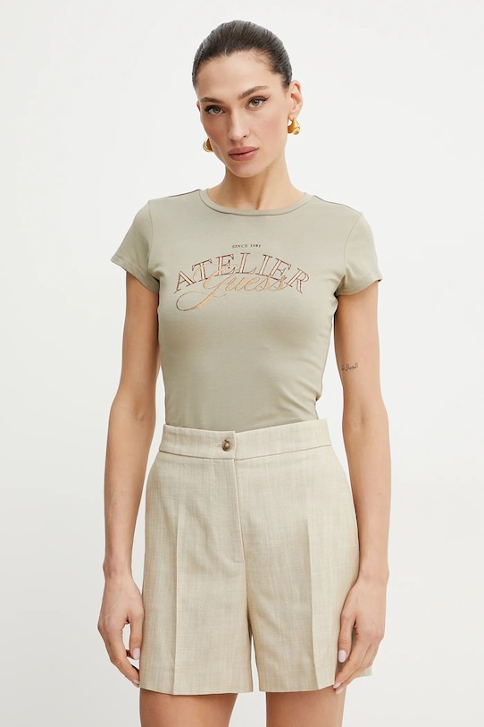 Guess tricou print bej W5GI52.K49A1