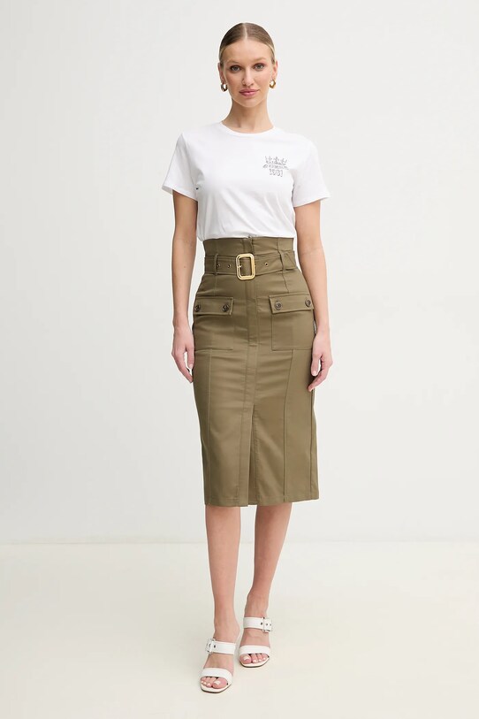 Хлопковая футболка Guess W5GI53.K9RM1 белый SS25