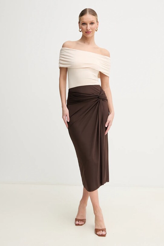 Guess bluza CHARLOTTE W5GP08.KACM2 bej SS25