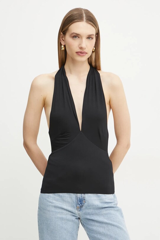 Топ Guess CHARLOTTE slim чорний W5GP16.KACM2