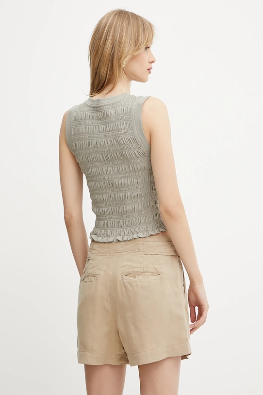 Oblečení Top Guess CLAIRE W5GP17.KCSA2 šedá