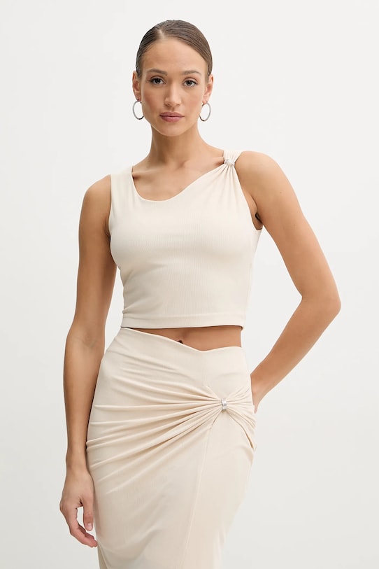 Top Guess AIMEE slim béžová W5GP22.KAQL2