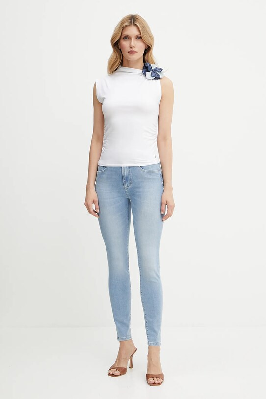 Топ Guess ARIANE W5GP32.J1314 бял SS25