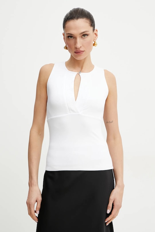 Guess top AUBREY uni alb W5GP47.KC1J2