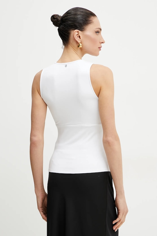 Îmbrăcăminte Guess top AUBREY W5GP47.KC1J2 alb