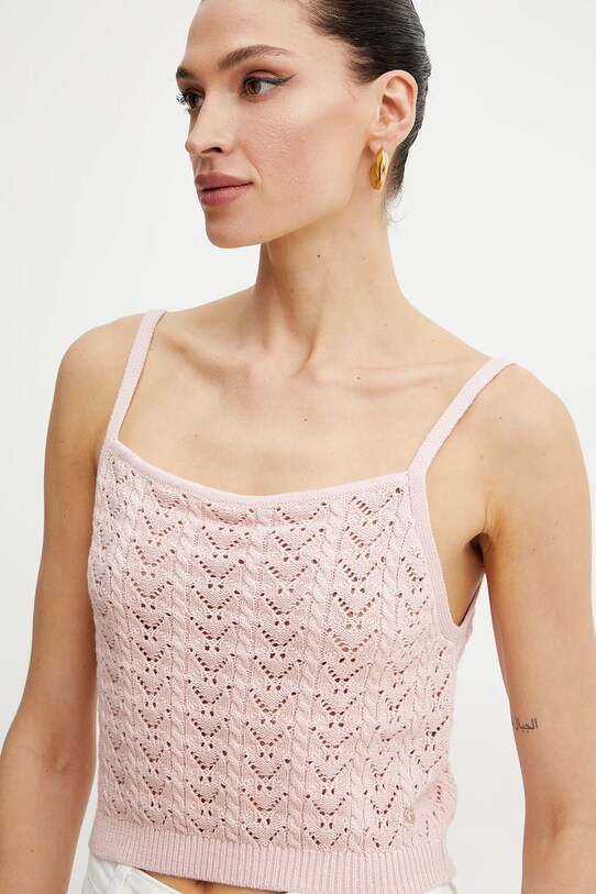 Guess top RUTH różowy W5GR42.Z3C71