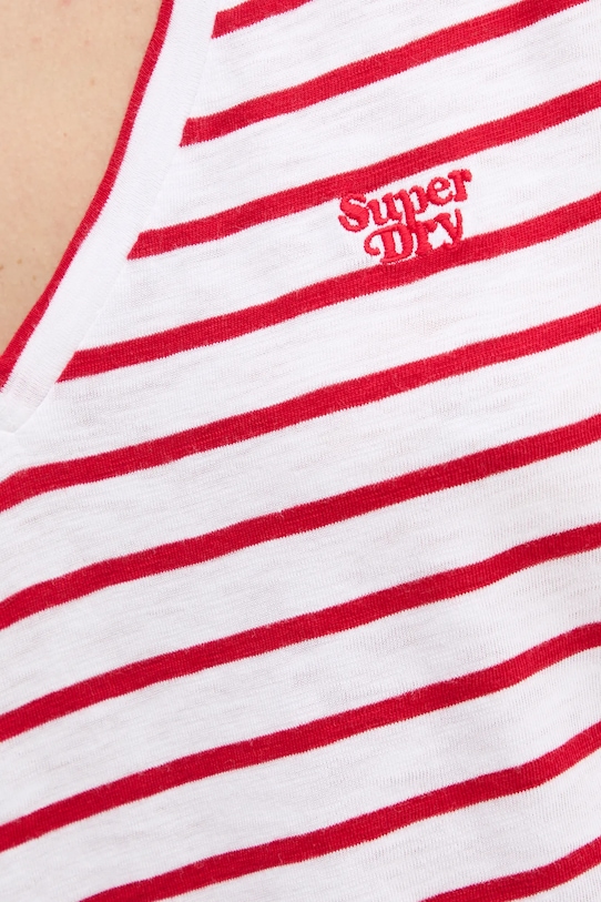 Superdry t-shirt W1011181A.E4M czerwony