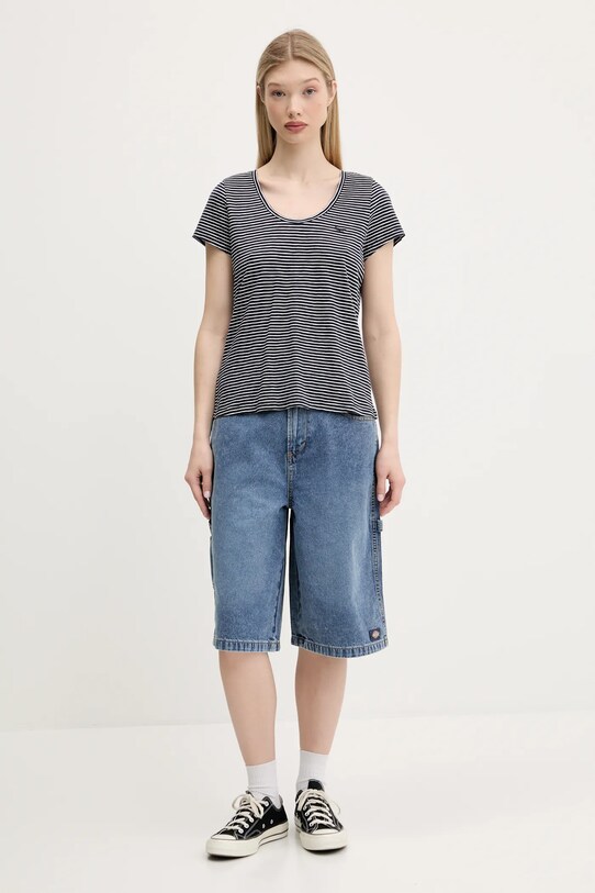 Μπλουζάκι Superdry W1011381A.F1Q σκούρο μπλε SS25