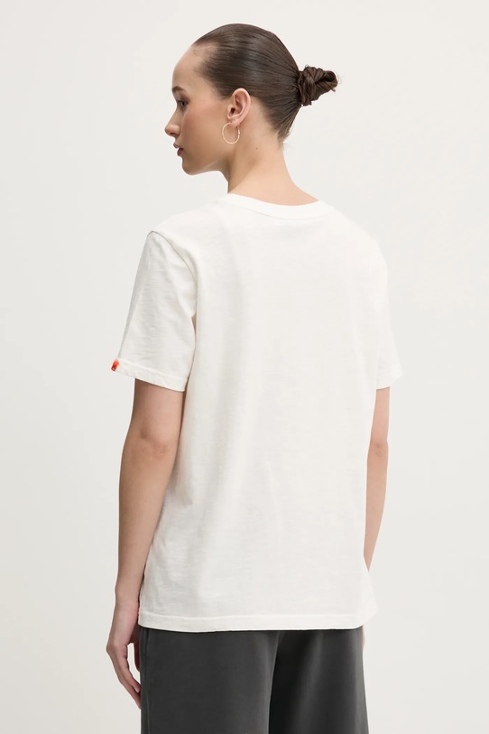 Îmbrăcăminte Superdry tricou din bumbac W1011627A.1FI alb